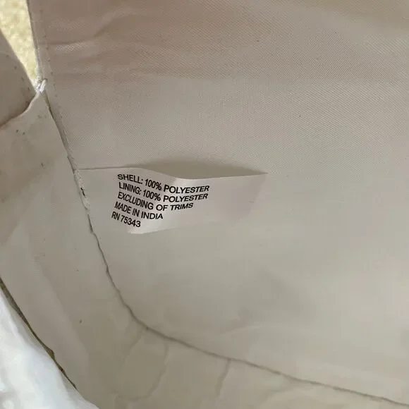 Viral Cherry Beaded Shoulder Bag NWT Navy White Red Green Summer Purse Vacation - Picture 5 of 12